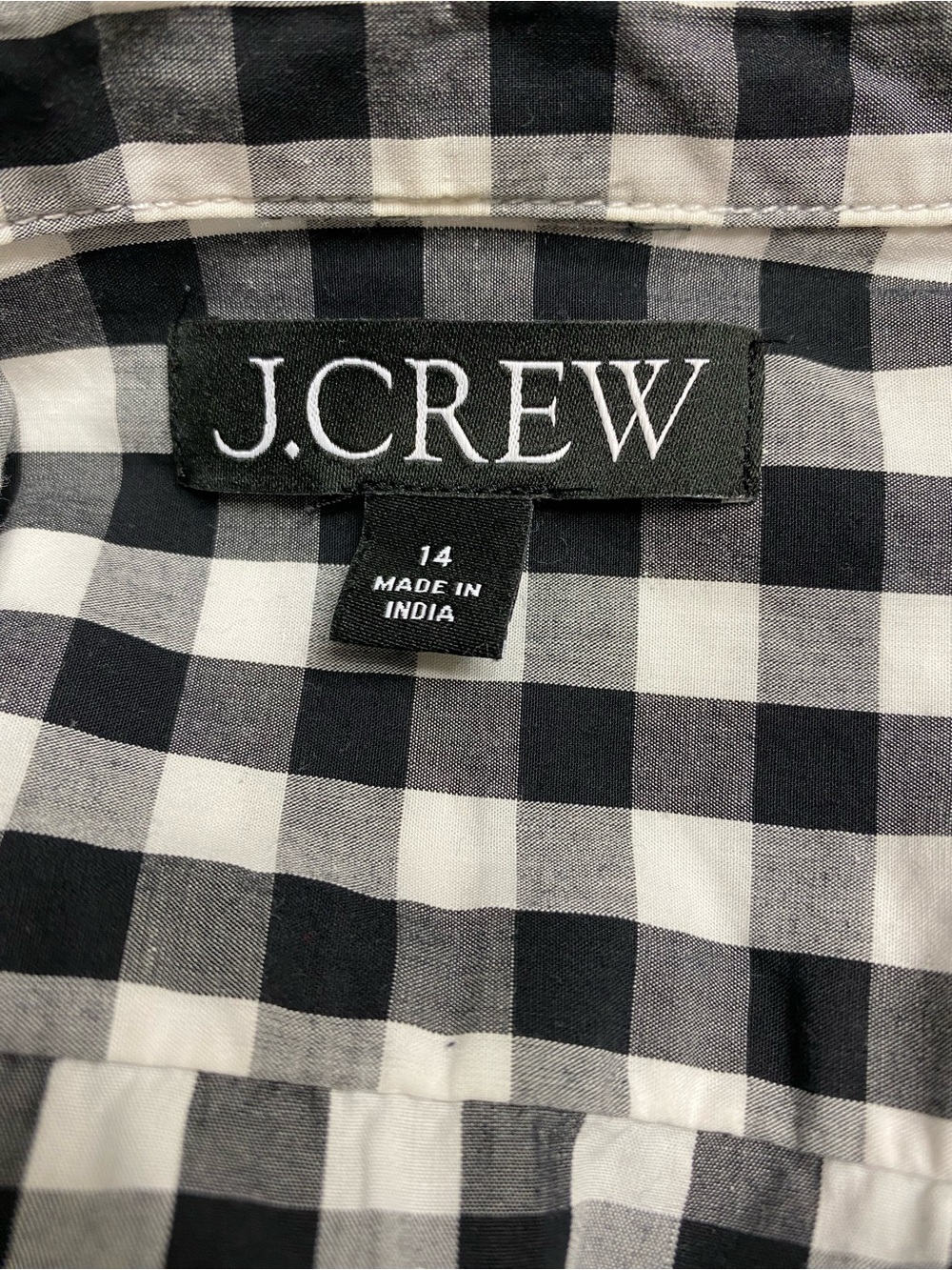 J. Crew Garcon Shirt in Gingham Cotton Poplin - Picture 8 of 11